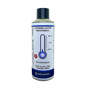 CONGELANTE PRO - IMPLASTEC 400ML  CR: 2(2.1) - NR: 23 - GE: NA - ONU 1950 - AEROSSOL