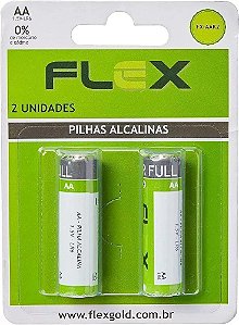 PILHA ALCALINA AAA FLEX COM 2 UNIDADES FX-AAK2