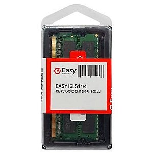 MEMORIA PARA NOTEBOOK 4GB DDR3L 1600MHZ EASY MEMORY/EASY16LS11/4