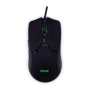 MOUSE COM FIO ORPHEUS 12000DPI USB2.0 PRETO DAZZ