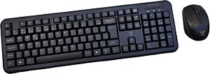 KIT TECLADO+MOUSE EXAGON SEM FIO USB2.0 PRETO MAXPRINT