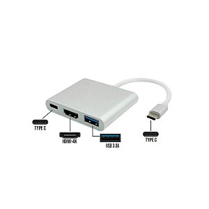 ADAPTADOR TYPE-C 3X1 :X-CELL : XC-ADP-39