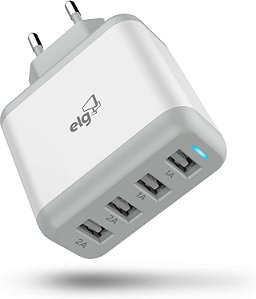 CARREGADOR USB ELG WC48A