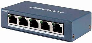SWITCH GIGABIT HIKVISION DS-3E0505-E 5 PORTAS ETHERNET DE 1000M