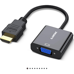 ADAPTADOR HDMI X VGA + AUDIO + MICRO COMTAC 9274