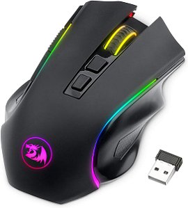 MOUSE GAMER SEM FIO GRIFFIN PRETO REDRAGON M602-KS