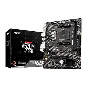 PLACA MÃE MSI 911-7C96-044 A520M-A PRO RYZEN AM4