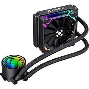 Water Cooler Fortrek Breezy 120mm ARGB Preto Espelho Infinito Infopeças