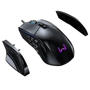 Mouse Gamer Warrior Rolf MO420 10000 DPI 14 Botões | Infopeças