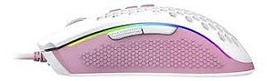 MOUSE GAMER REDRAGON STORM RGB BRANCO/ROSA M808WP-RGB