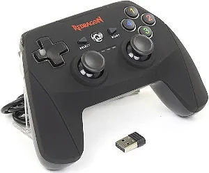 Controle Sem Fio Redragon Harrow G808 V2 Preto PC PS3 | Infopeças