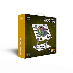 Base Gamer Giratória 360° para Notebook 17,3 C3Tech NBC-1000SI RGB