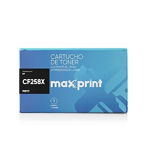 Toner Maxprint CF258A Preto Compatível HP Sem Chip | Infopeças