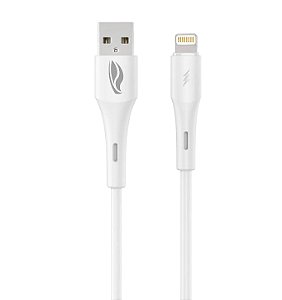 Cabo Lightning para iPhone C3Tech CB-L300WH 1m Branco Infopeças