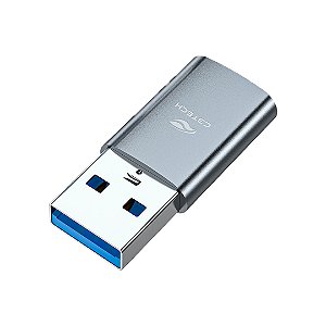 Adaptador OTG USB-A Macho para USB-C Fêmea OTG-10 C3Tech | Infopeças