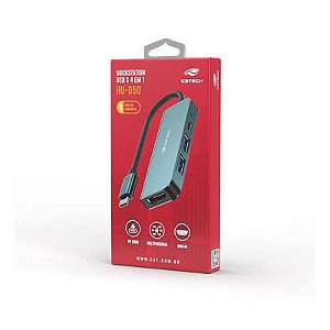HUB USB-C 3.0 HDMI 4 PORTAS HU-D50GY C3T