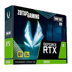 GPU NV RTX3050 6GB TWIN EDGE OC GDDR6 96BITS ZOTAC ZT-A30510H-10L
