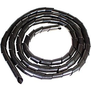 Organizador de Cabos Espiral Storm 2M Preto ORCB0005 Infopeças