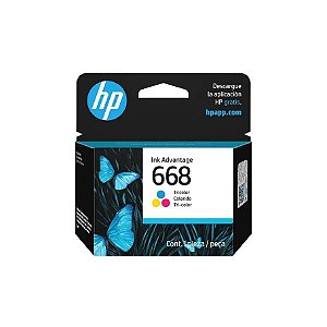 Cartucho HP 668 Tri-Color 7FP36VL DeskJet 2970 4370 | Infopeças