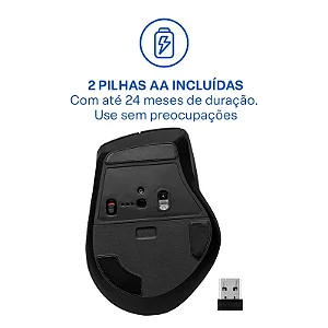 Mouse Sem Fio Multi MS2000 Smart Scroll 3000 DPI MO406