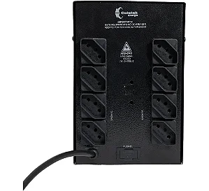 Nobreak 1500VA Coletek Safe Pro Bivolt Automático 8 Tomadas 2 Baterias