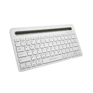 Teclado Sem Fio Recarregavel C3Tech K-BT100WH Bluetooth Multi Device Branco