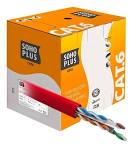 CABO REDE FURUKAWA SOHOPLUS VERMELHO CAT.6 CMX 305M - U/UTP 24AWGX4P - ROHS 23400207
