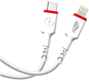 Cabo USB-C para Lightning 1m 3A CB-CL100WH C3Tech Branco | Infopeças