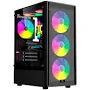 Gabinete Gamer C3Tech MT-G140BK Preto Sem Fonte | Infopeças