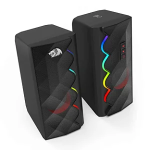 Caixa de Som Gamer Redragon Cipher RGB Preto GS522 | Infopeças