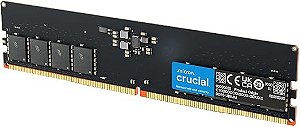Memória Crucial 16GB DDR5 5600MHz Desktop UDIMM CT16G56C46U5 Infopeças