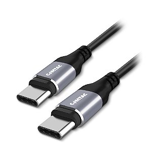 Cabo Comtac USB-C para USB-C 3.2 Gen2 10Gbps 100W 1m 20129478 - Infopeças