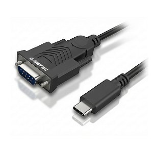 Conversor USB-C para Serial DB9 RS232 1.8m Comtac 29129464 - Infopeças