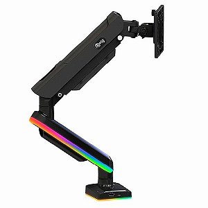 Suporte Gamer com RGB para Monitor ELG F100RGB Pistão a Gás - Infopeças