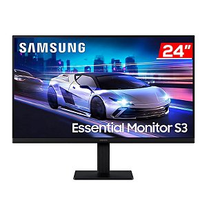 Monitor Samsung 24" Essential S3 IPS 120Hz LS24F320GALMZD - Infopeças