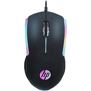 Mouse gamer usb m160 1000 dpi rgb - hp