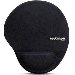 Mousepad Maxprint com apoio em Gel Preto