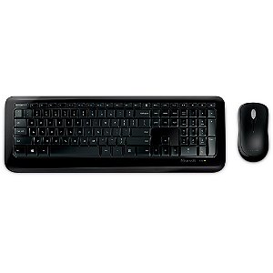 Microsoft teclado e mouse sem fio desktop 850 usb preto