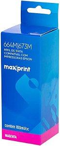 REFIL DE TINTA MAXPRINT/EPSON MAGENTA T664320 6112379