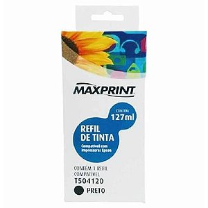 Refil de Tinta Maxprint compatível Epson Preto T504120