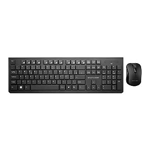 Teclado E Mouse Multimidia Sem Fio Usb Multilaser TC212