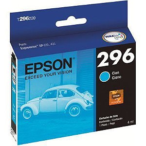 Cartucho Original Epson 296 T296220 Ciano P/xp231/xp431