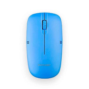 Mouse Sem Fio 2.4ghz Azul Usb Multilaser MO288
