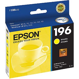 Cartucho Epson 196  Amarelo Para Xp104 / Xp204 / Xp401