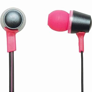 Fone De Ouvido Mini Maxprint Preto E Rosa