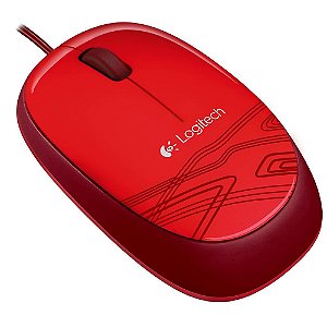 Mouse usb m105 logitech vermelho