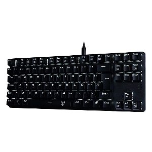 Teclado gamer mecanico bora preto switch azul t-dagger