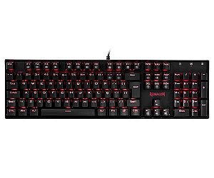 Teclado mecanico redragon mitra switch preto