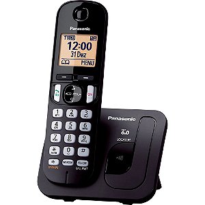 Tel sem fio panasonic kxtgc210lbb