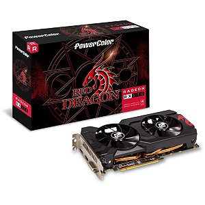 Placa De Video Amd Rx 570 4gb Red Dragon Power Color